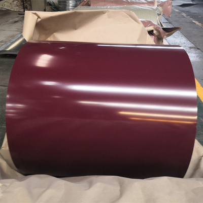 0.75*1219mm galvanizou a cor de aço de Ppgi Ppgl da bobina revestiu Prepainted