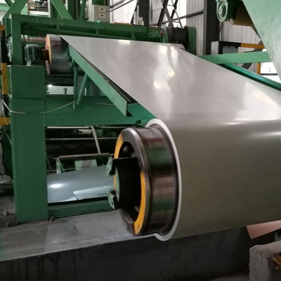 a cor de aço Prepainted 4.0mm da bobina de PPGL revestiu o rolo para tomar as impressões digitais resistente