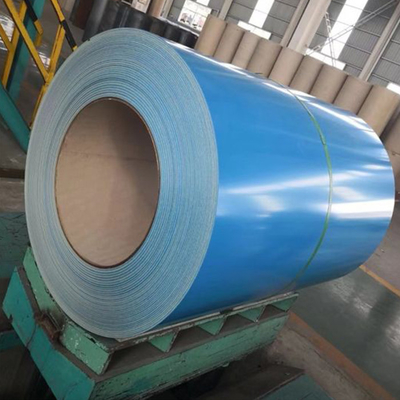 A folha de aço de aço de encaixotamento da bobina da cor Prepainted PPGL galvanizado