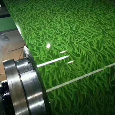 A cor lustrosa a bobina de aço galvanizada que revestiu a folha Ppgi de Aluzinc Prepainted
