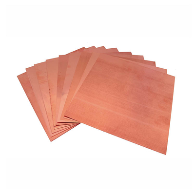 A bobina de cobre pura da folha C10200 chapeia 500mm lustrados