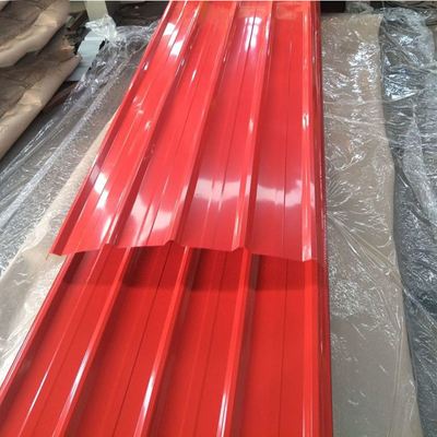 O telhado Prepainted do aço carbono cobre 12 M Color Coated Corrugated