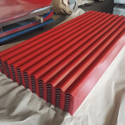 O telhado ondulado de aço de Ppgi cobre o zinco galvanizado 600mm