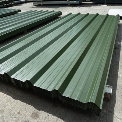 O telhado galvanizado do aço do RUÍDO cobre a cor de DX51D corrugou o metal 12m