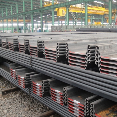 Estaca-prancha de aço galvanizado em forma de U S430 enformada a frio EN10248