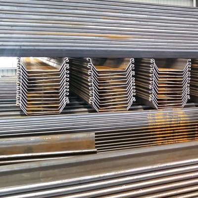 Estaca-prancha de aço galvanizado em forma de U S430 enformada a frio EN10248
