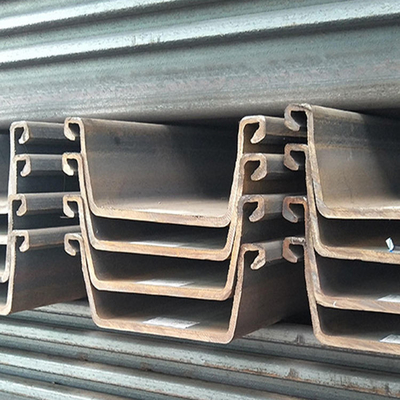 Estaca-prancha de aço galvanizado em forma de U S430 enformada a frio EN10248