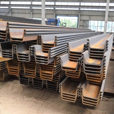 SY295 Estaca-prancha laminada a quente tipo U para resistência à água