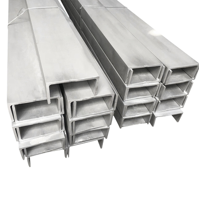 Padrão laminado a alta temperatura/laminado da canaleta em U Sus304 de aço inoxidável do GB