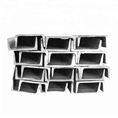AISI 201 viga de aço de aço inoxidável 25mmx25mm da canaleta em U 304 316L