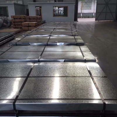 chapa de aço 4x8 SPCC SECC DX51 galvanizada mergulhada quente de 1220x2440mm