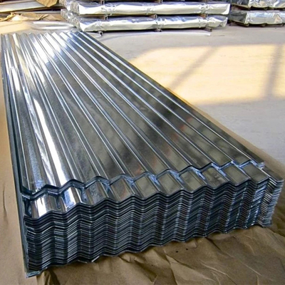 A folha Z150 do telhado do metal de Z150 0.11mm galvanizou ondulado