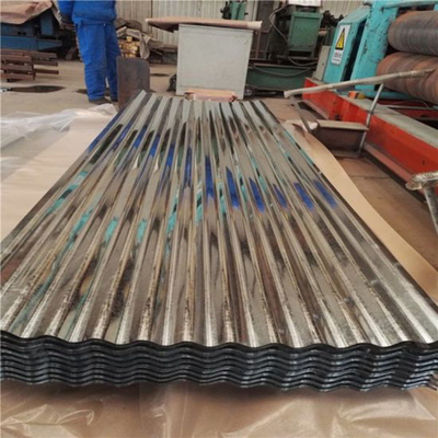 O telhado galvanizado do aço do revestimento de zinco cobre o metal 800mm sem a lantejoula