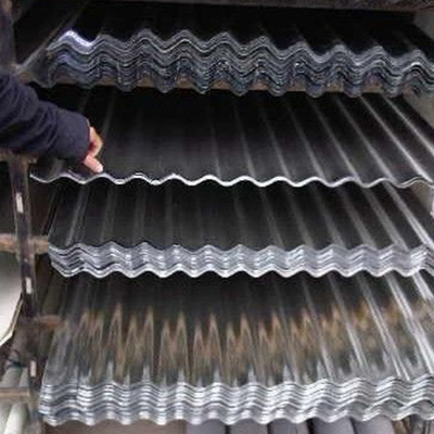 O telhado galvanizado do aço do revestimento de zinco cobre o metal 800mm sem a lantejoula