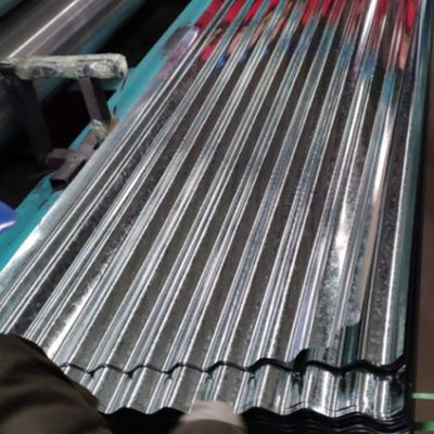 Ferro mergulhado quente corrugado 0.14MM telhando de aço galvanizado do metal da folha