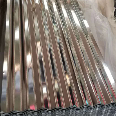 O telhado corrugado do aço do metal cobre o zinco galvanizado ferro de 1.2MM
