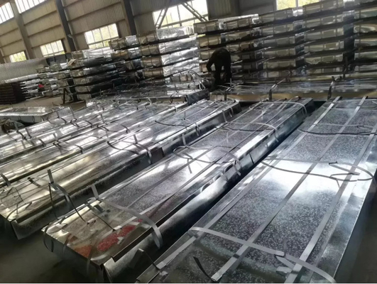 O soldado laminado de 0.35mm galvanizou as folhas de metal 4x8 Astm para a janela