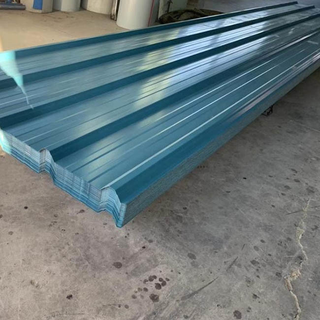 A cor do mergulho quente de Galvan Corrugated Steel Roof Sheet 500mm revestiu
