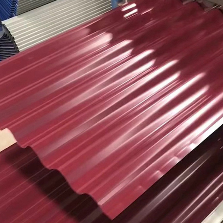 O telhado Prepainted do aço carbono cobre 12 M Color Coated Corrugated