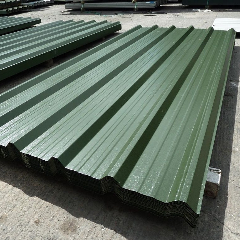 O telhado galvanizado do aço do RUÍDO cobre a cor de DX51D corrugou o metal 12m