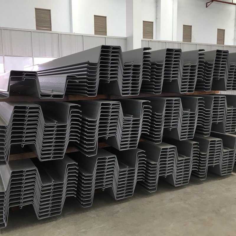 Estaca-prancha de aço conformada a frio ZZ18 - 700 Z tipo forma para construção