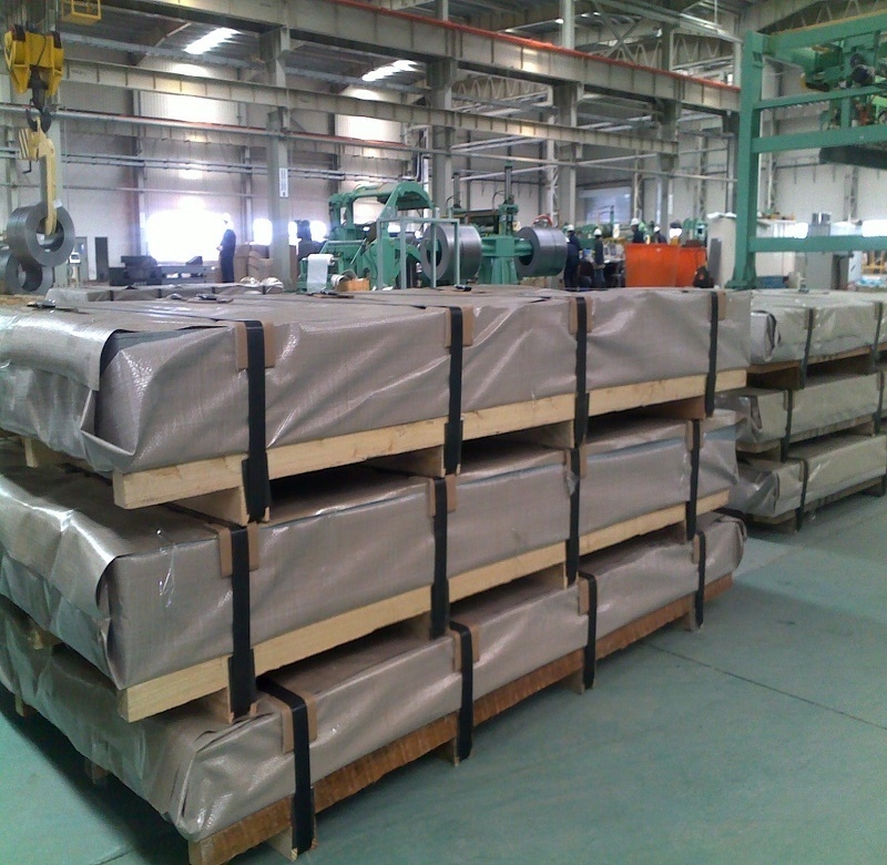 o GV de 3.0mm galvanizou ISO 9001 da chapa de aço para a construção com embalagem padrão da exportação